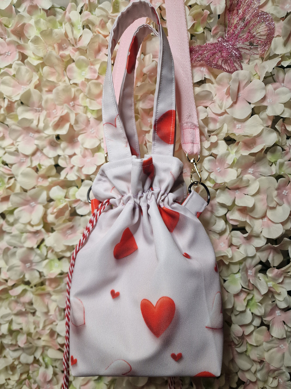 Waterproof Floral Vibrant Drawstring Bag