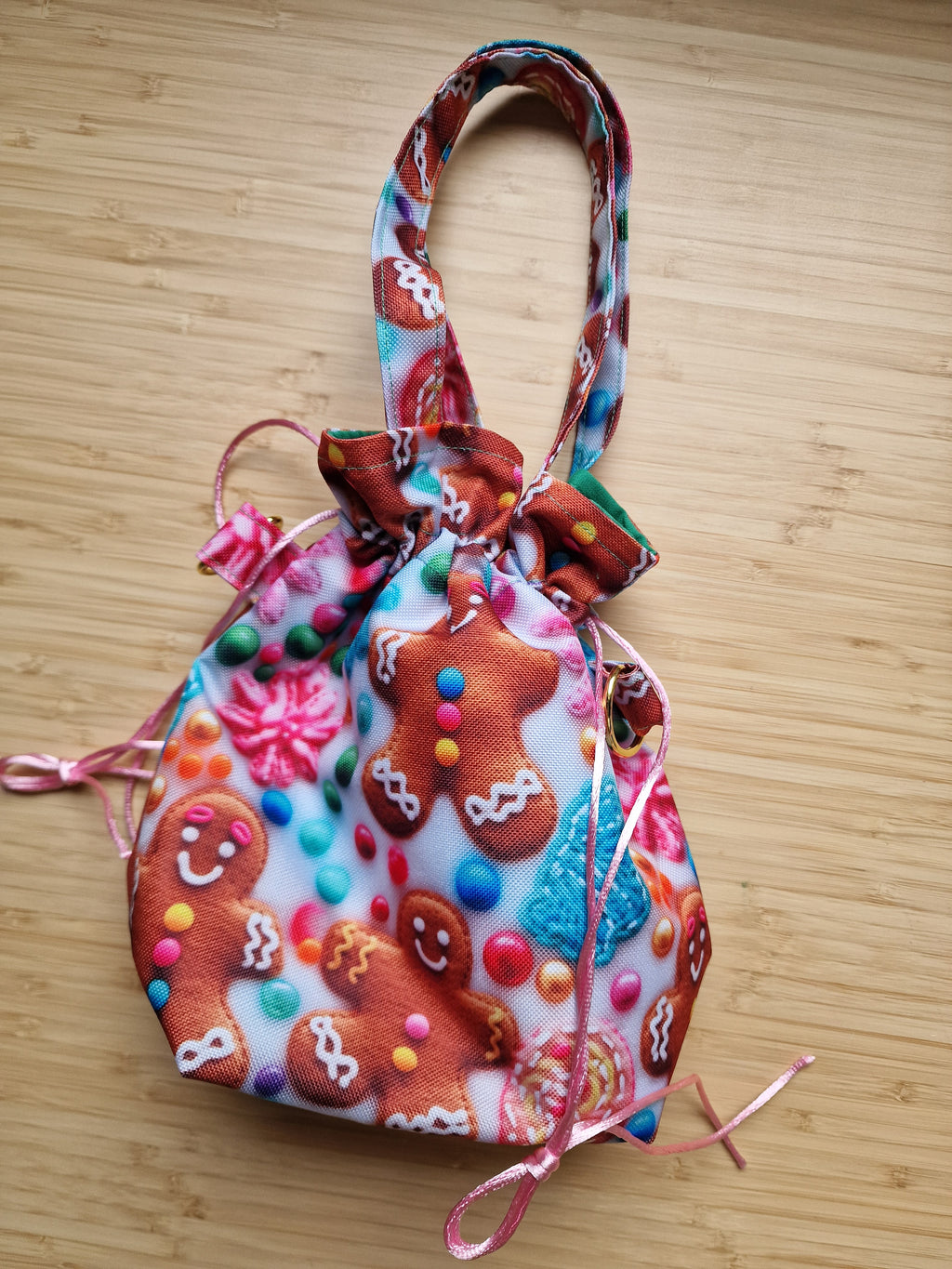 Waterproof Floral Vibrant Drawstring Bag