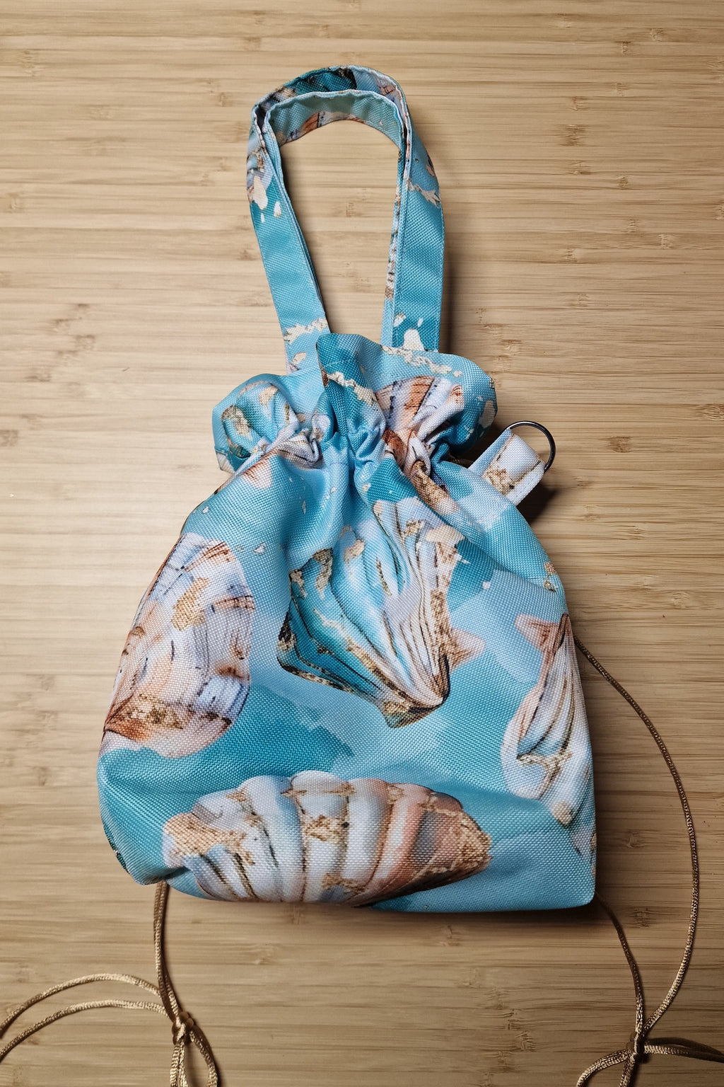 Waterproof Floral Vibrant Drawstring Bag